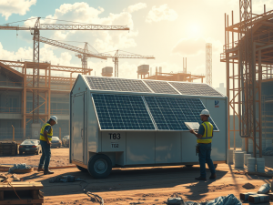 ¿Qué es una microgrid y cómo puede revolucionar las obras de construcción?